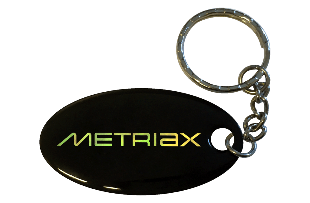 Metriax-Epoxy-RFID-NFC-Keyfob-Oval-Schlüsselanhänger-ISO 14443-ISO 15693-AES 128-Keyfob-13,56MHz-125KHz