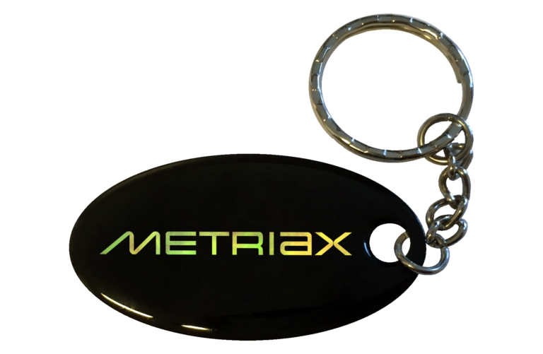 Metriax-Epoxy-RFID-NFC-Keyfob-Oval-RFID-Schlüsselanhänger-ISO 14443-ISO 15693-AES 128-Keyfob-13,56MHz-125KHz