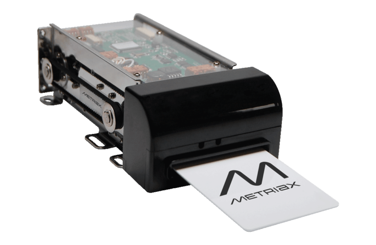 Metriax-MCR-310-motorized card reader-RFID-NFC-Card-Shutter