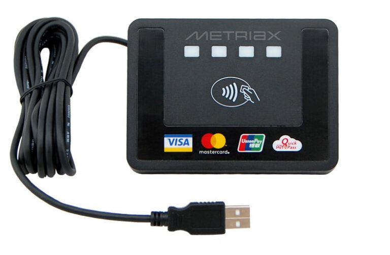 Meriax-MDP-680-DP680-Mastercard-Visa-Lesegerät-RFID-NFC-Leser-mobile Payment-eWallet-Apple wallet-samsung wallet-Bezahlfunktion